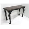 Image 2 : Pair of George III style mahogany console tables