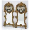 Image 1 : Pair of faux marble mirrors