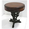 Image 2 : Burled walnut drum table
