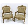 Image 1 : Pair 20th c. French salon chairs