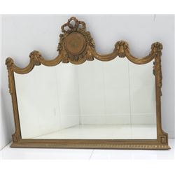 Large Louis XVI style giltwood mirror