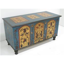 Pennsylvania style painted blanket chest