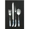 Image 3 : Blue onion porcelain cutlery set