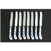 Image 5 : Blue onion porcelain cutlery set