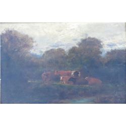 V. Cole, "Cows Grazing"
