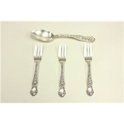 Group lot of 4 flatware sterling silver pieces