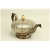 Image 3 : Sterling silver teapot with bone finial