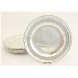 7 Silver plates, Diederik Willem Rethmeijer