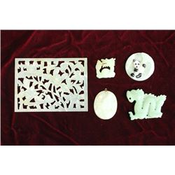 5 Jade carvings