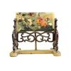 Image 3 : Asian jade screen with semi precious stones