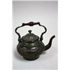 Image 5 : Chinese metal teapot on "Dragon" stand