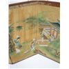 Image 3 : Asian painted table top four fold screen