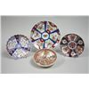 Image 1 : 3 Imari plates & 1 Satsuma bowl