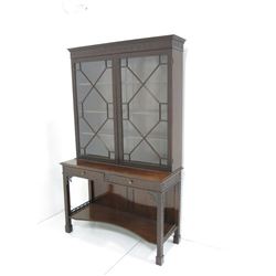 Mahogany Chippendale bookcase