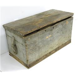 Antique Seamen's chest with rope handles
