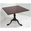 Image 2 : George III mahogany square tilt top table