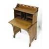 Image 2 : Child's Victorian oak & chestnut drop down desk