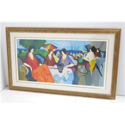 Itzchak Tarkay, Israel (1935-2012) "Tea Time"