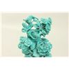 Image 2 : Chinese carved turquoise sculpture on stand