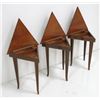 Image 2 : Nest of 3 lift top inlay wood tables