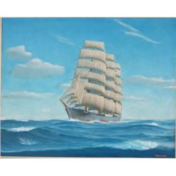 Phillipe Melville, "Sailing Ship"