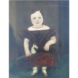 Primitive "Portrait of Young Girl"