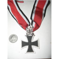 EXTREMELY RARE 3pc GERMAN SILVER OAK LEAF *SCARCE WWII KNIGHTS IRON CROSS 1939* STAMPED *900* BOOK V