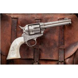 New York Style Eng'd Antique Colt SAA Revolver