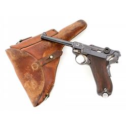 Rare 1906 Mauser Banner Swiss Grip Safety Luger