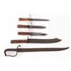 Image 2 : Lot of 5 Unmarked Possibly Civil War Knives