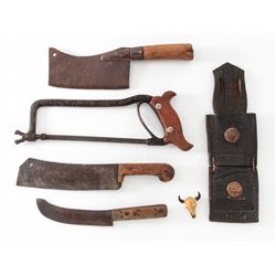 Lot of Late 18th-Early 19th C. Knives & Tools