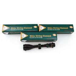 Lot of 3 Nikko Stirling Scopes