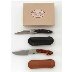 Lot of 2 Wm. Henry Folding Knives