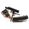 Image 1 : WWII M49 Telescope, case & tripod w/case