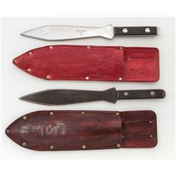 Lot of 2 Vietnam Era Tru-Bal Knives