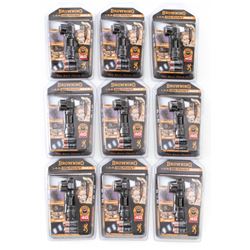 Lot of 9 Browning Flashlights