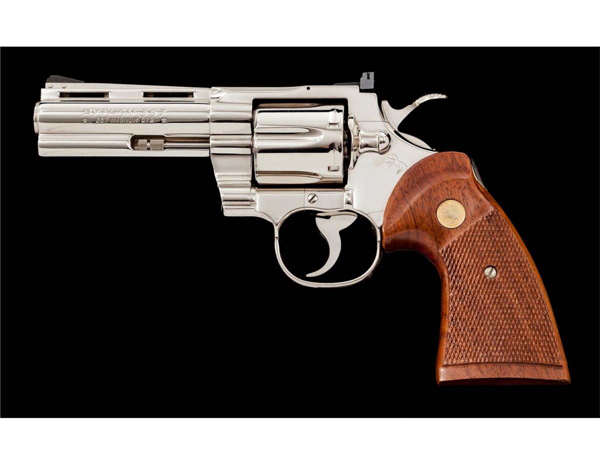 Python Revolver With Multiple View Colt Python Double Action Revolver