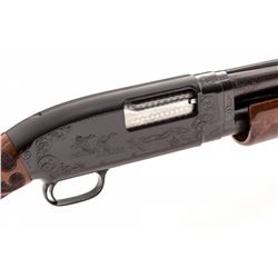 Custom Eng'd & Upgraded Winchester M12 Shotgun