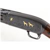 Image 3 : Eng'd & Gold Inlaid Winchester Model 12 Shotgun