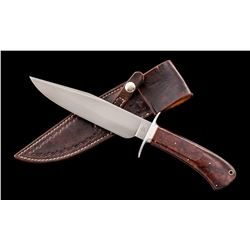 Early Custom Hunting Knife, by Burt Foster
