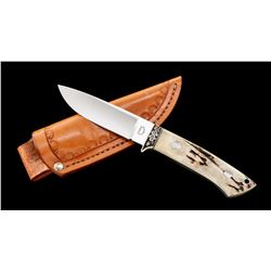 Custom Drop Point Knife, by Martin/Rudolph