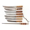 Image 2 : Lot of 7 Large Old Butcher Knives