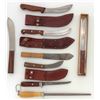 Image 1 : Lot of 7 Skinning/Butcher's Knives