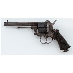 Belgian Double Action Pinfire Revolver