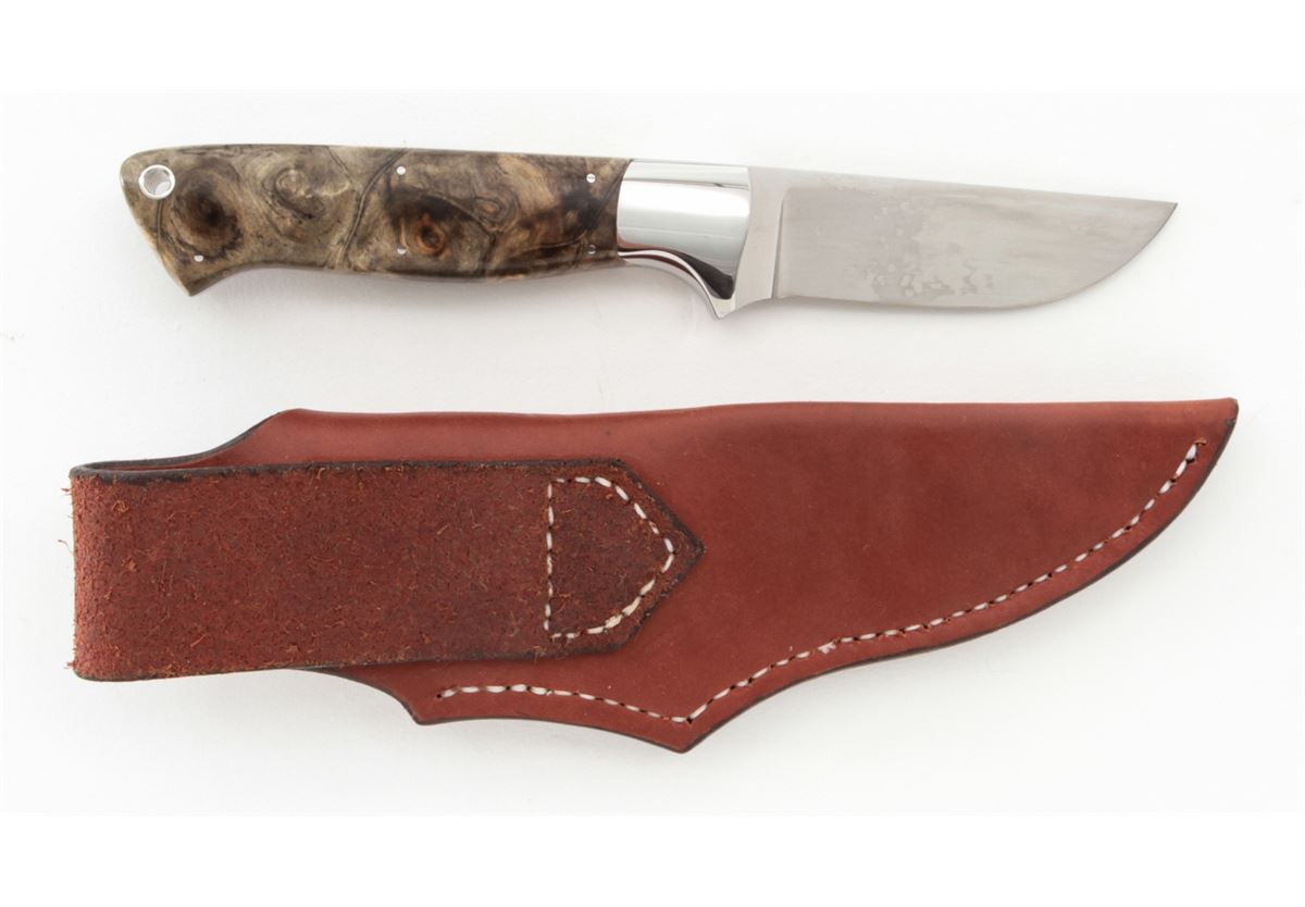 Custom Fixed Blade Hunting Knife, by Mike Mooney