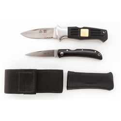 Lot of 2 Al Mar Folding Knives