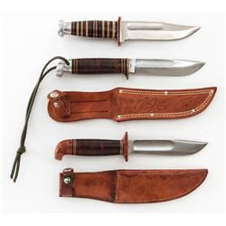 Lot of 3 Early Knives, by Western