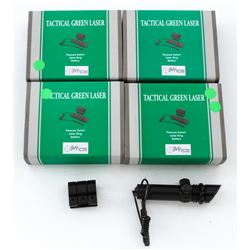 Lot of 4 Sun Optics Tactial Green Lasers