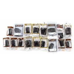 Lot of 19 Tagua Leather Pouches & Holsters