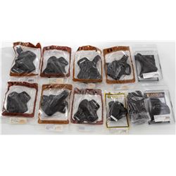 Lot of 10 Tagua Leather Holster, w/mag pouches
